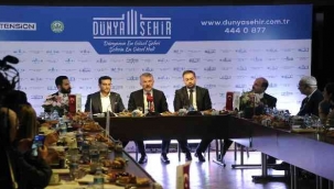 Dünya Şehir Yönetim Kurulu Başkanı Ahmet Yum 4 Milyar TL. Yatırım yapıyoruz