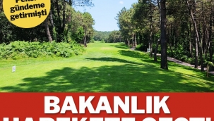 Kemer Country’nin golf sahaları adım adım imara açılıyor