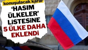 Rusya 'hasım ülkeler’ listesine 5 ülkeyi daha ekledi