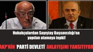 Hukukçulardan Sayıştay Başsavcılığı’na yapılan atamaya tepki!