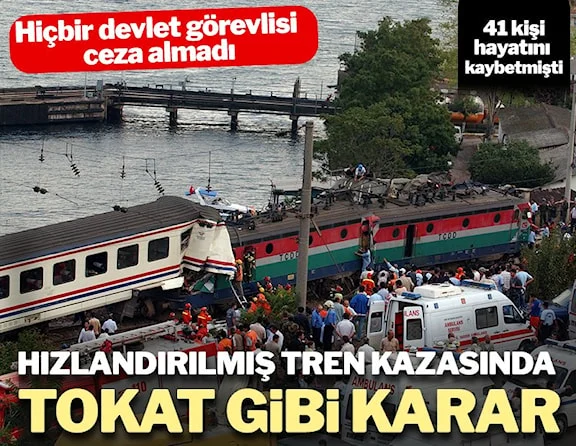 AYM’den hızlandırılmış tren kazasında tokat gibi karar