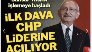 Sansür Yasası’nın ilk davası Kılıçdaroğlu’na…