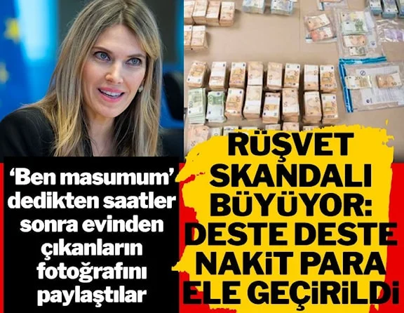 AB’yi sarsan rüşvet skandalında yeni rezalet: Paralar ortaya çıktı