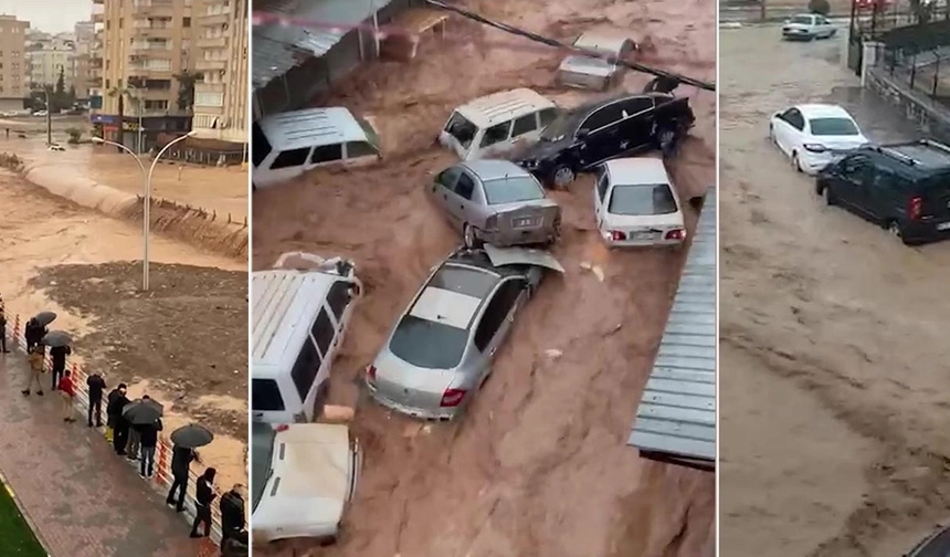 Deprem bölgesini sel vurdu: Ölü ve kayıplar var