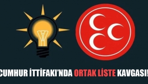 Cumhur İttifakı’nda ortak liste kavgası!