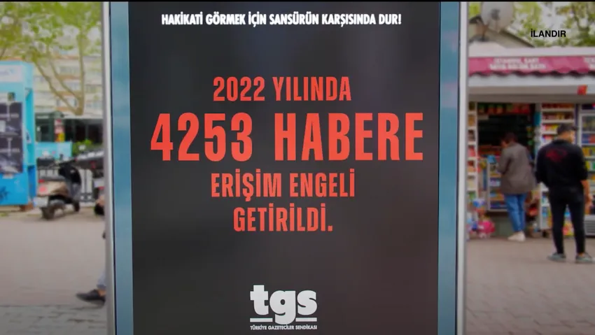 İstanbul’da ‘görünmeyen’ sansür protestosu