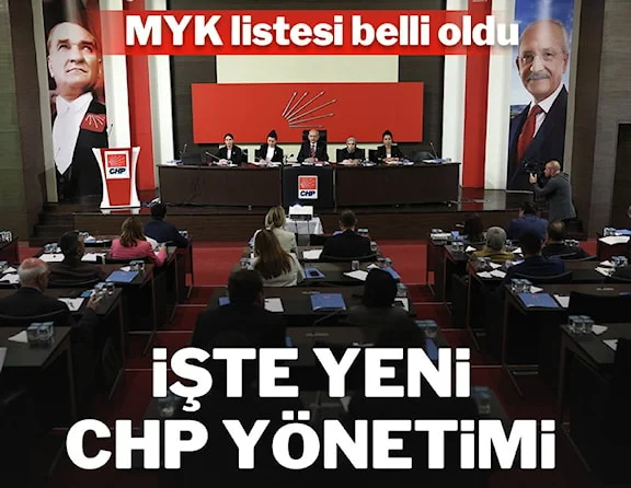 CHP’de yeni MYK belli oldu