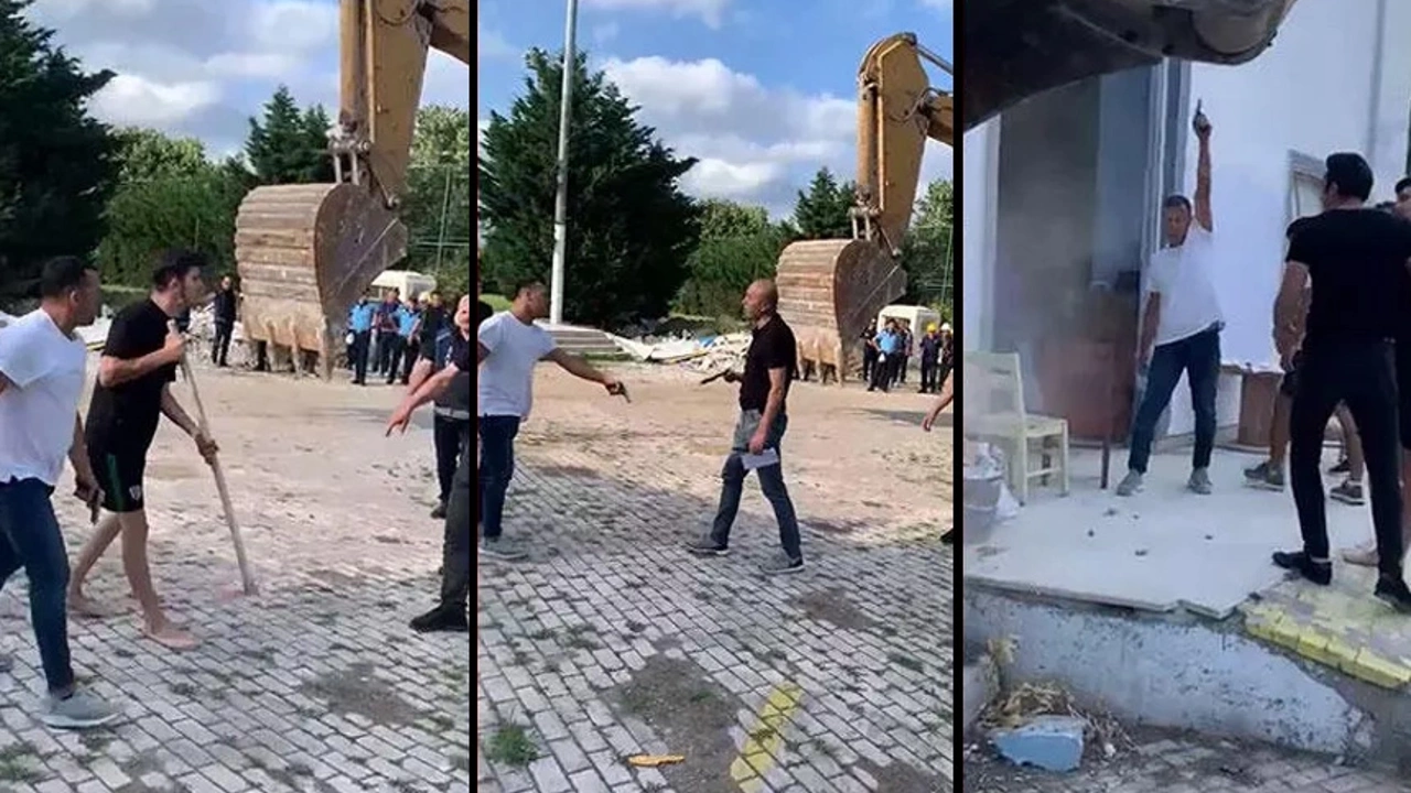 Beylikdüzü’nde kaçak yapı yıkımında olay çıktı: İBB'ye bağlı ekiplere silah çekildi