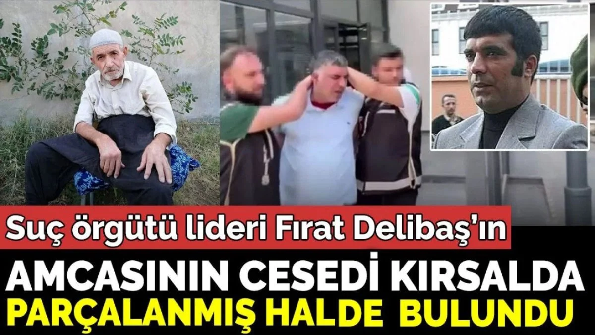 Fırat Delibaş’ın amcasının cesedi kırsalda parçalanmış halde bulundu