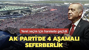 Yerel seçim için harekete geçildi: AK Parti'de 4 aşamalı seferberlik